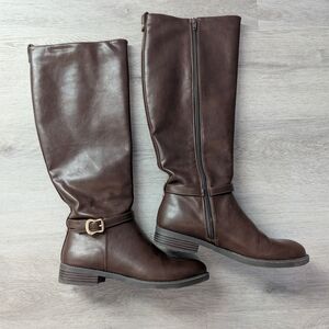 Le Chateau Dark Brown Over the Knee Boots